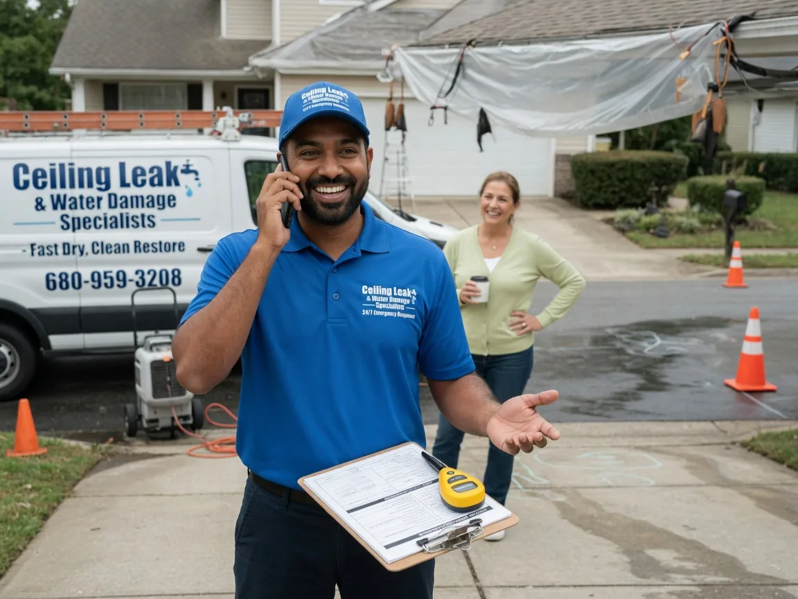 Ceiling Leak Cleanup Merriman, NE FAQs